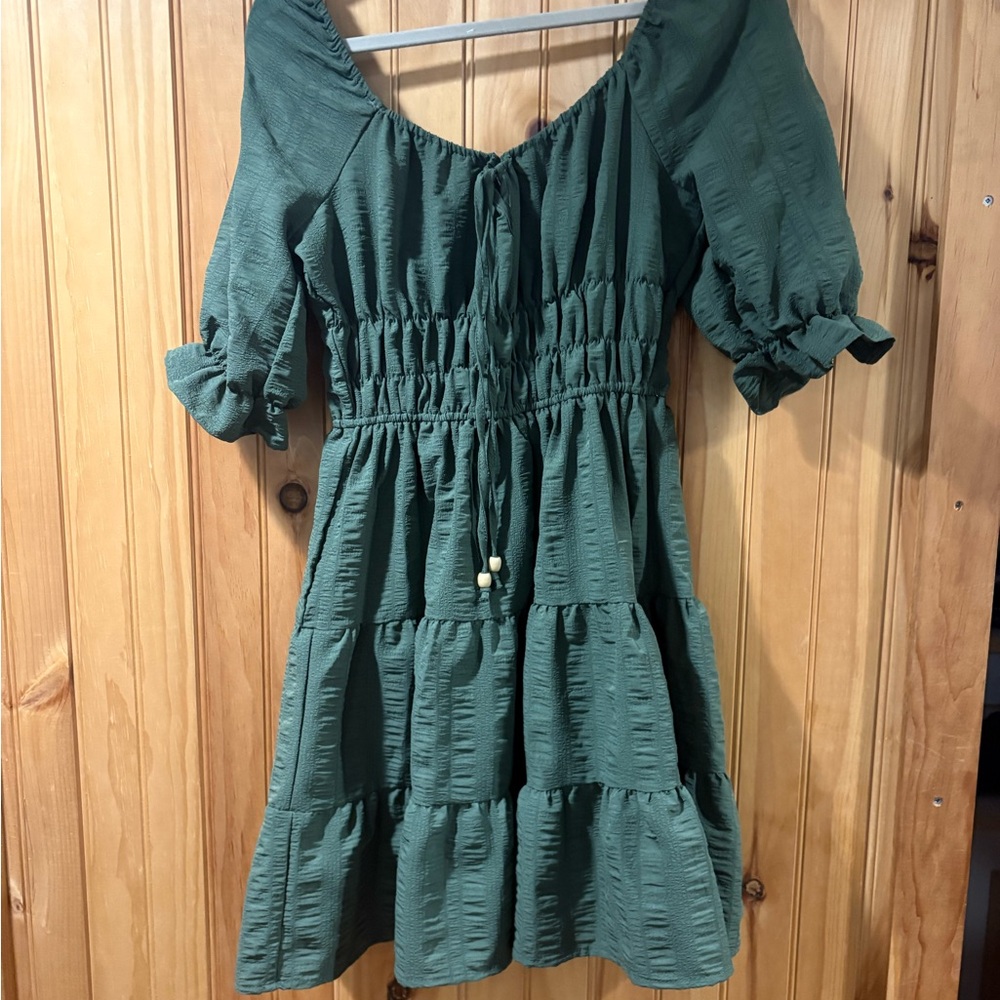 Liberty Love Green High Low Dress